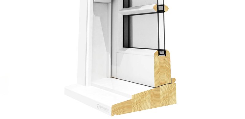 Flush casement window